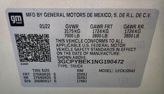 Chevrolet Silverado 1500 LTD  2022