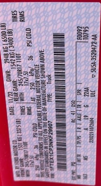 Ford F-150 XLT 2WD SuperCab 8' Box 2022 Ford F-150 XLT 2WD SuperCab 8' Box 2022