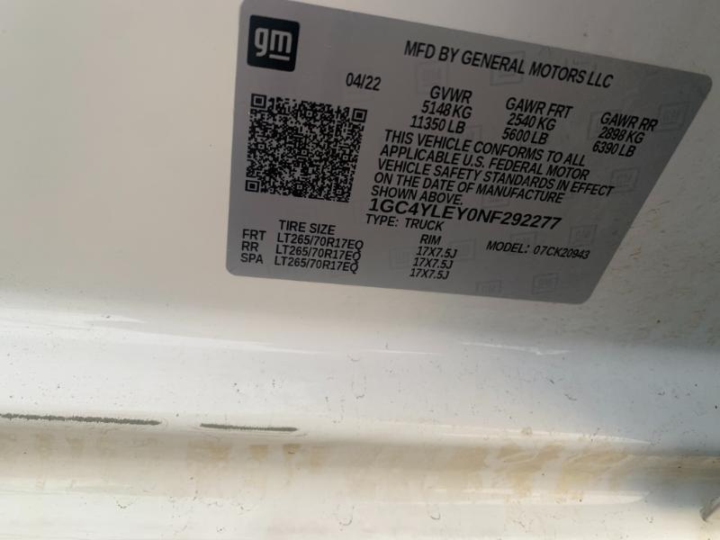 Chevrolet Silverado 2500HD Work Truck Crew Cab Long Box 4WD 2022