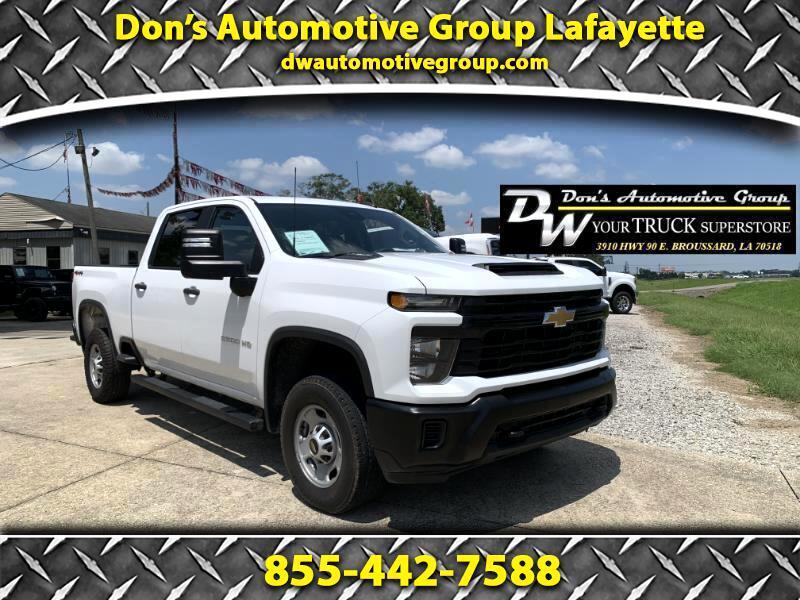 Chevrolet Silverado 2500HD Work Truck Crew Cab Short Box 4WD 2024
