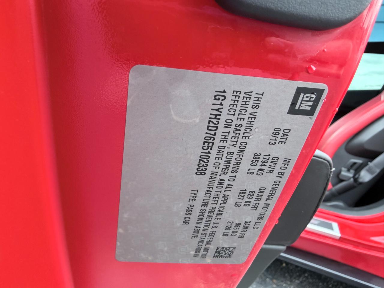 Chevrolet Corvette Stingray 2dr Z51 Cpe w/1LT 2014