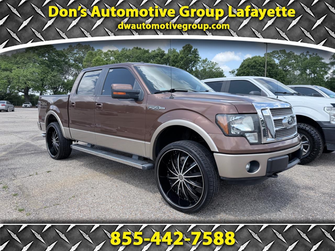 Ford F-150 4WD SuperCrew 145" Platinum 2012