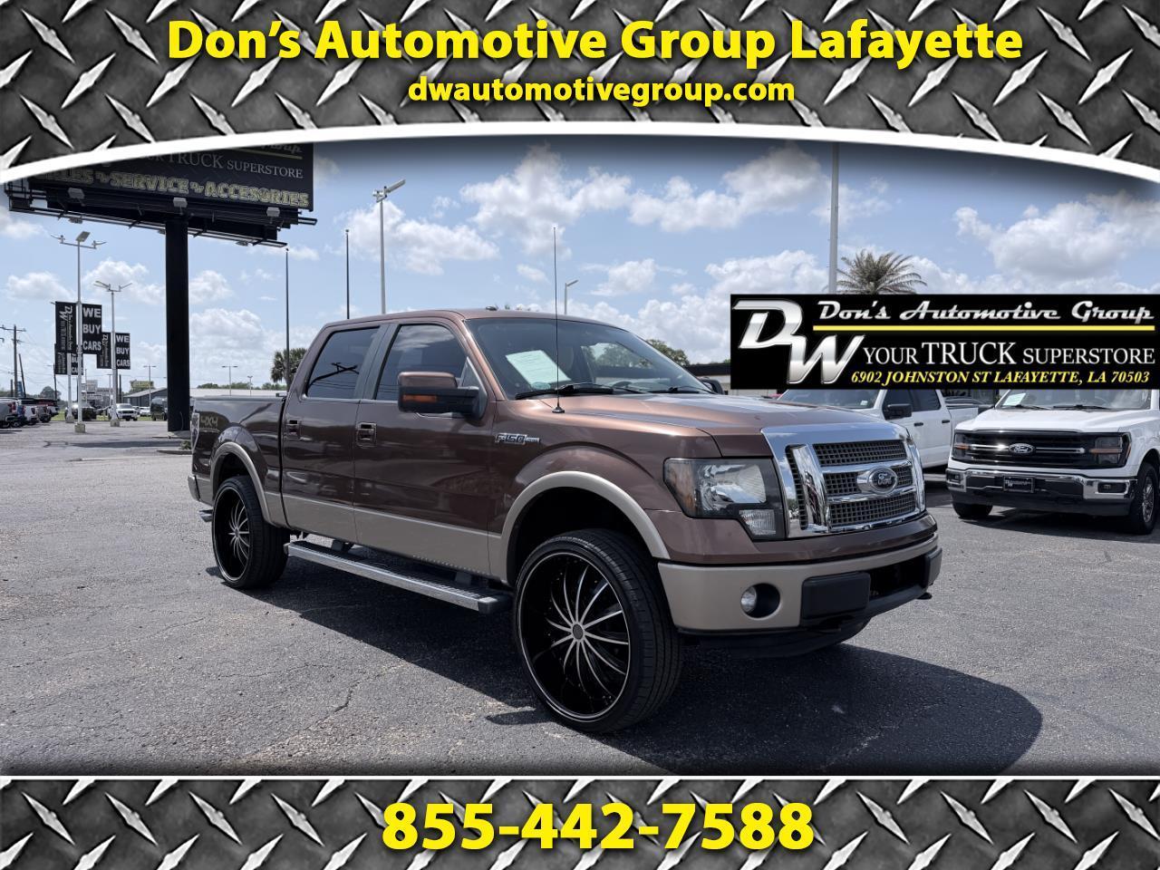 Ford F-150 4WD SuperCrew 145" Lariat 2012
