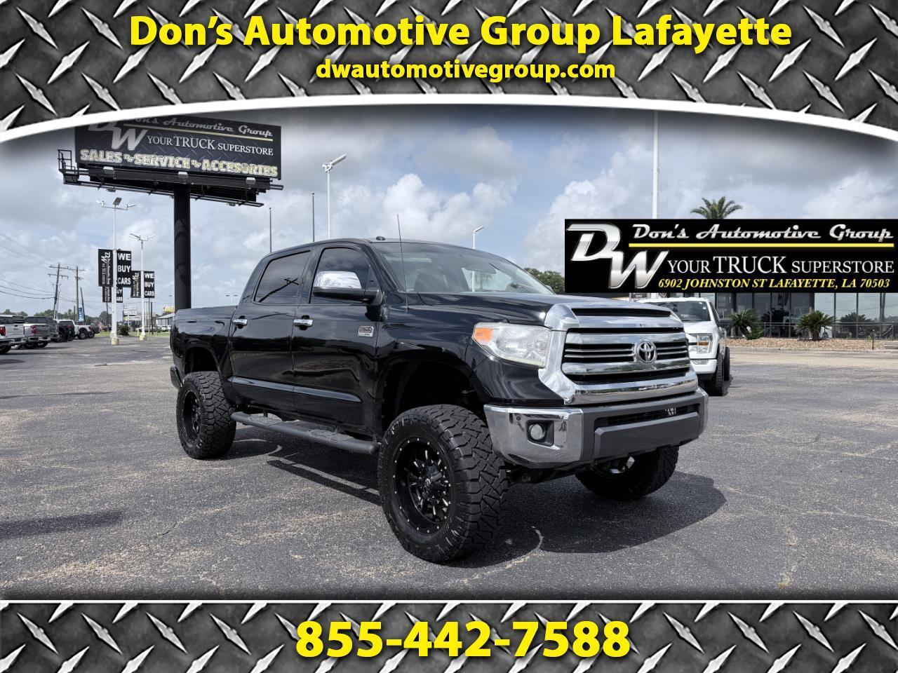 2017 Toyota Tundra 4WD 1794 Edition CrewMax 5.5' Bed 5.7L FFV (Natl)