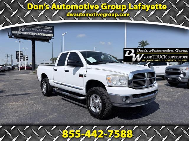 White 2009 Dodge RAM 2500 Pickup Truck Four-Wheel Drive Automatic