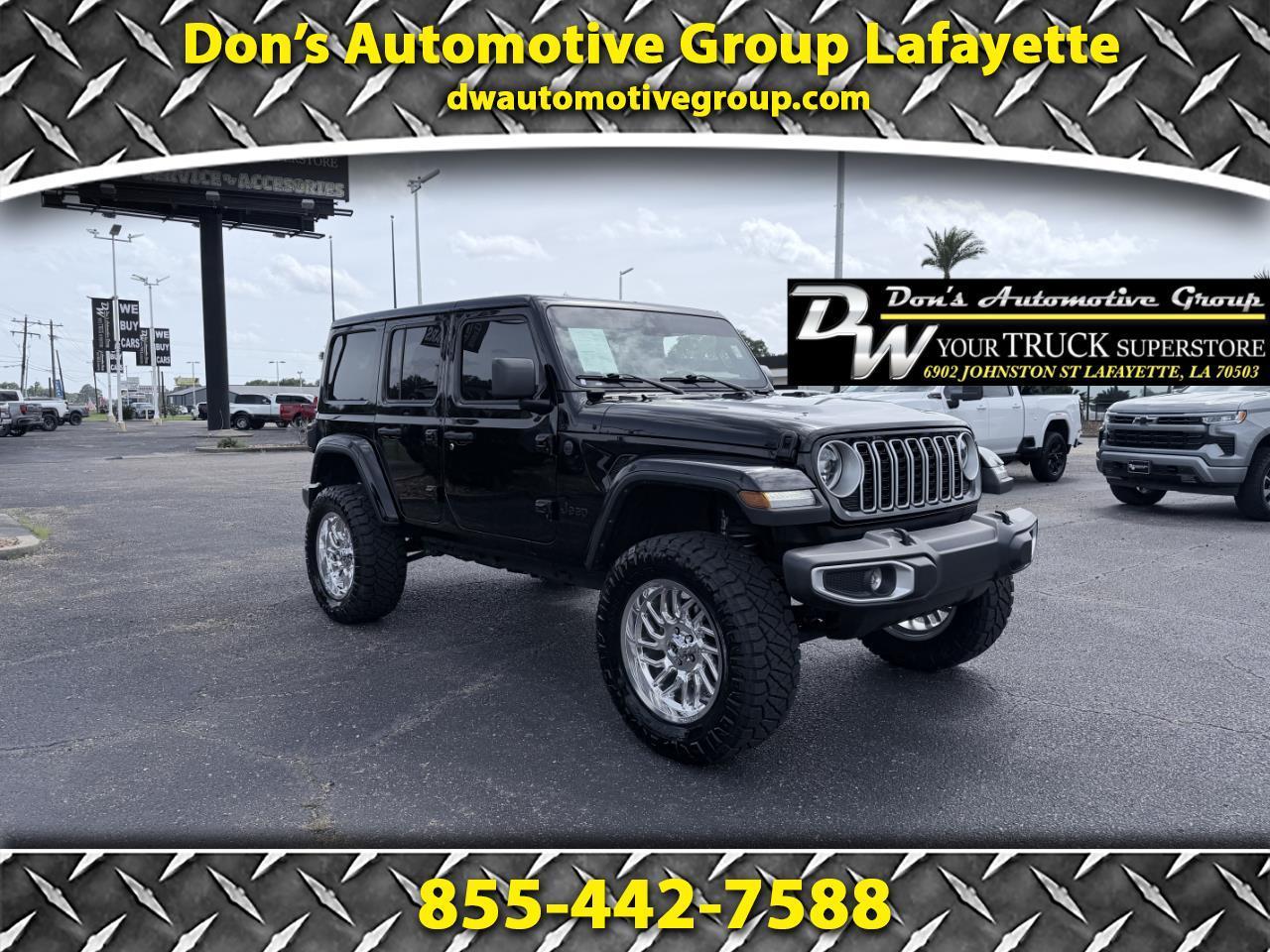 Jeep Wrangler Sahara 4 Door 4x4 2025