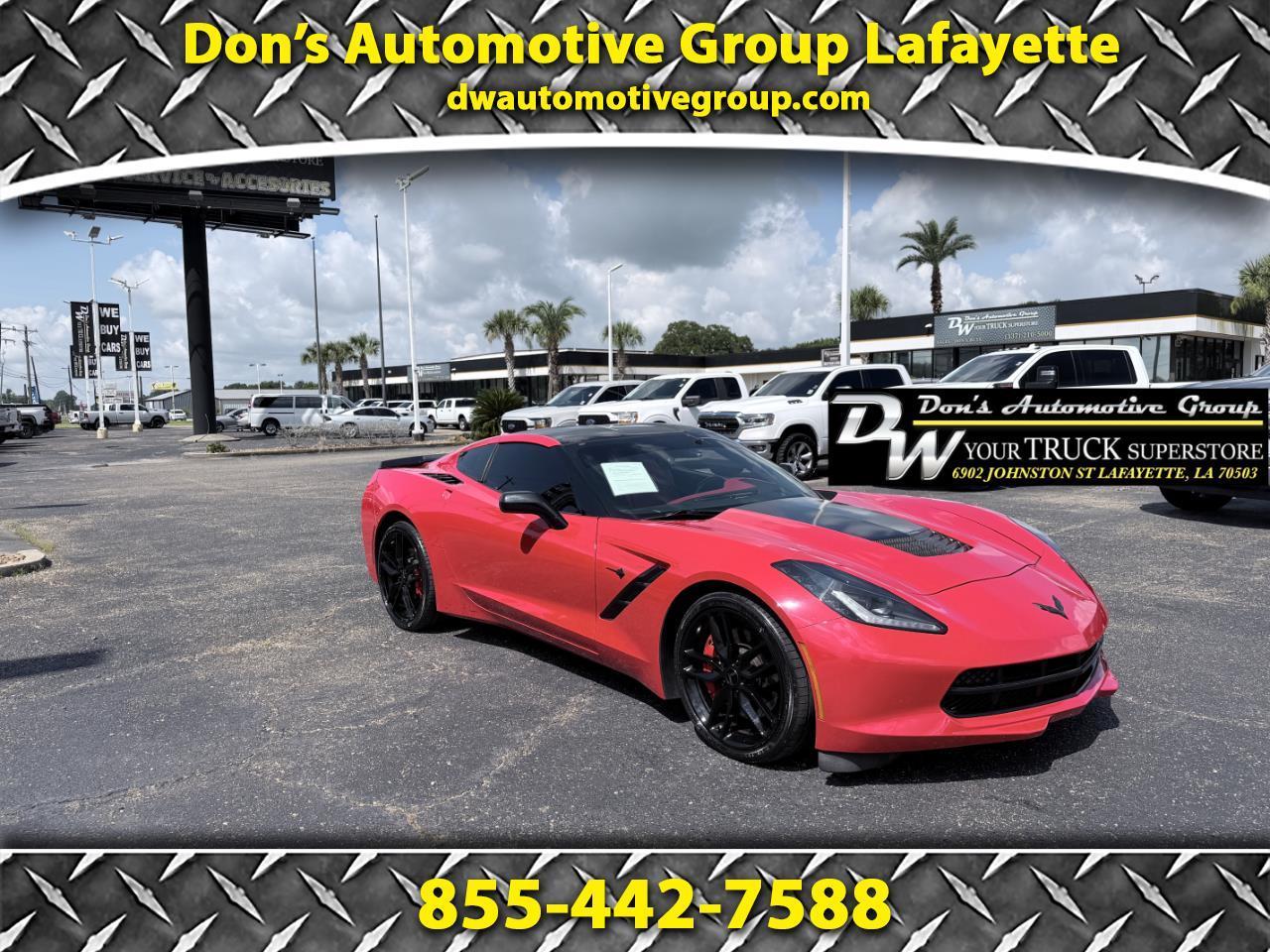 2015 Chevrolet Corvette 2dr Stingray Z51 Cpe w/3LT