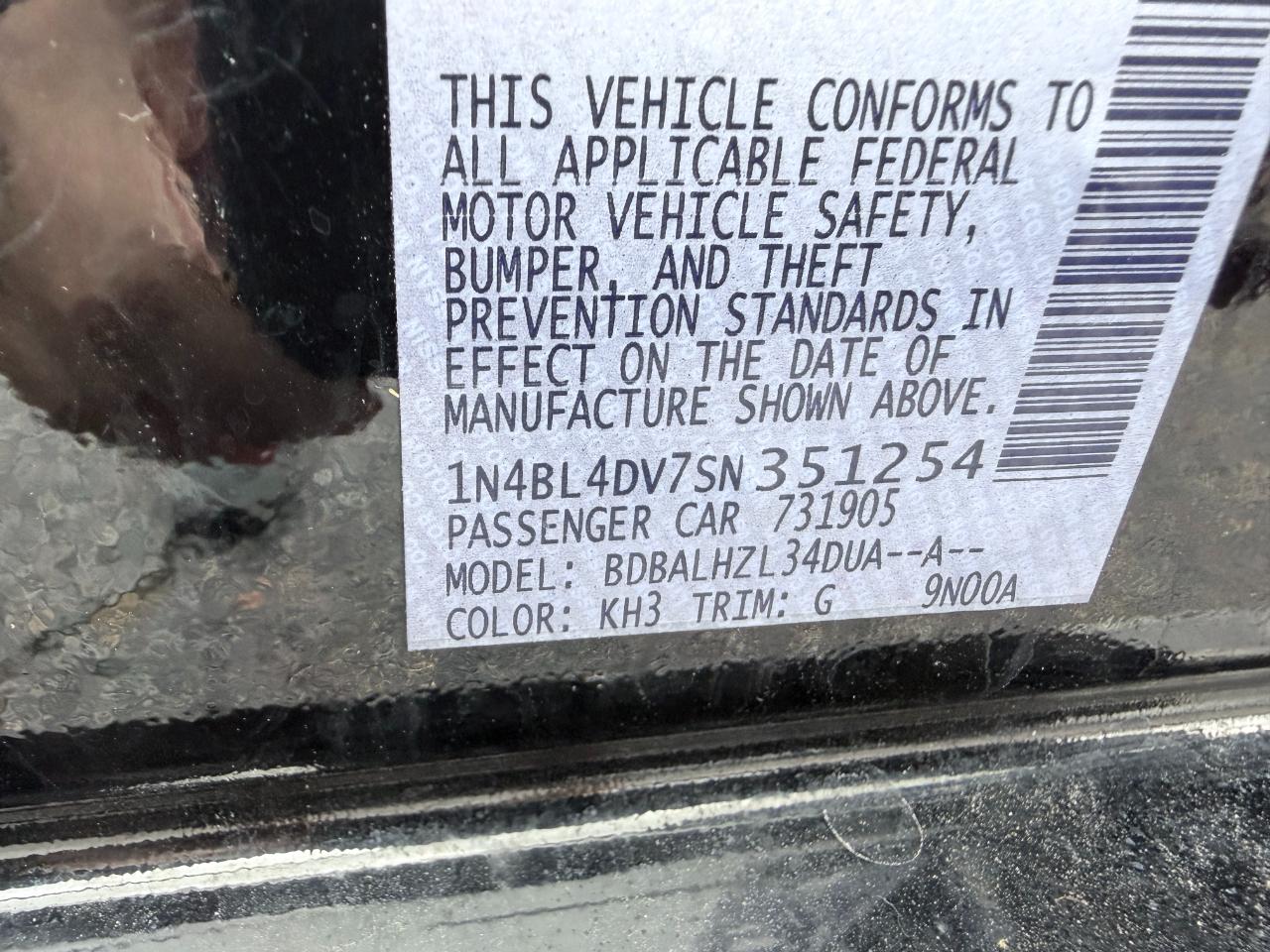 Nissan Altima SV FWD 2025