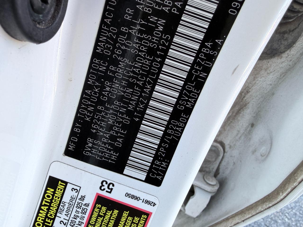 Toyota Camry XSE V6 Auto (Natl) 2020