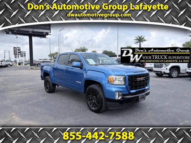 Blue 2022 GMC Canyon Pickup Truck 4X2