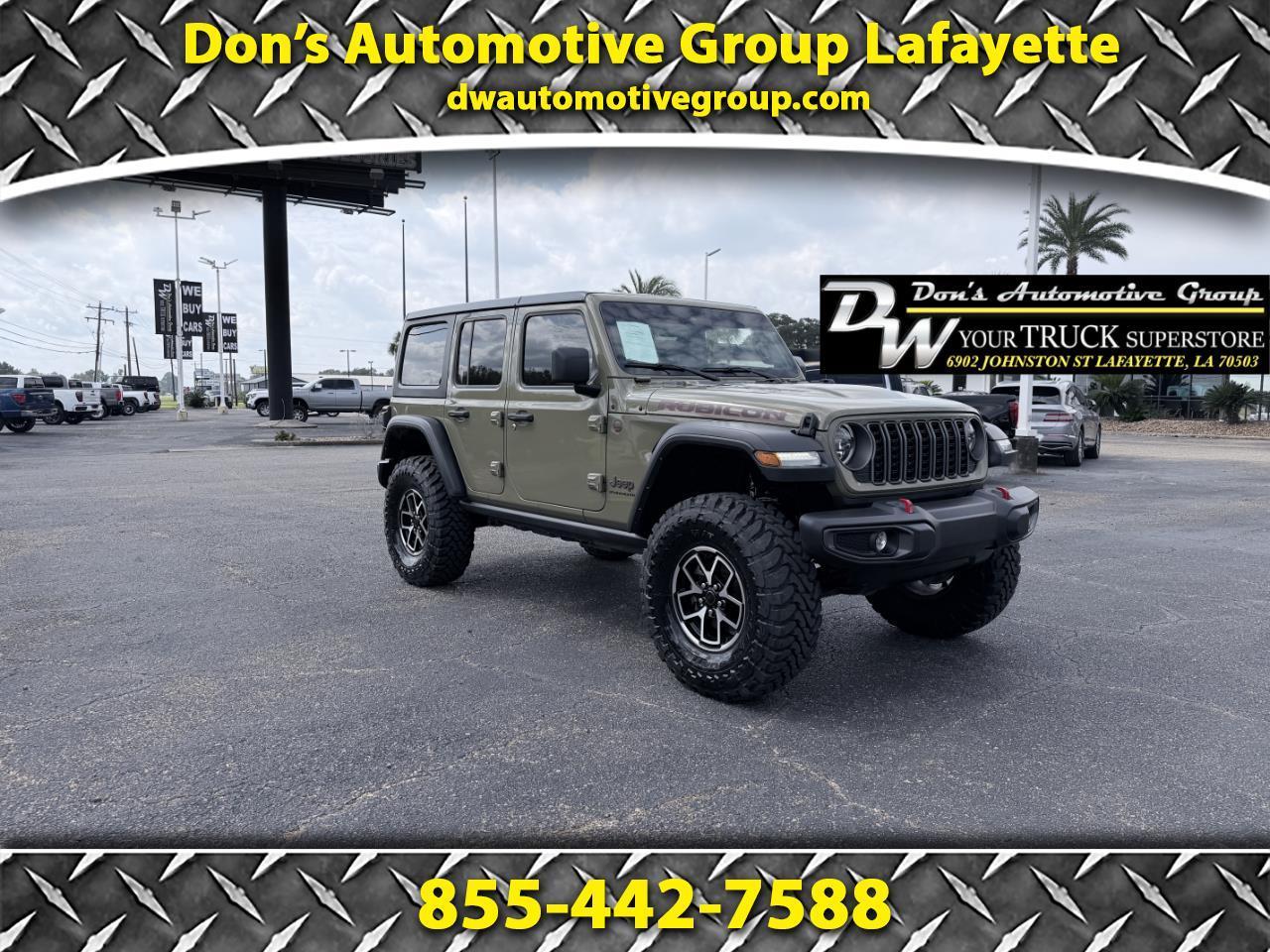 Jeep Wrangler Rubicon 4 Door 4x4 2025