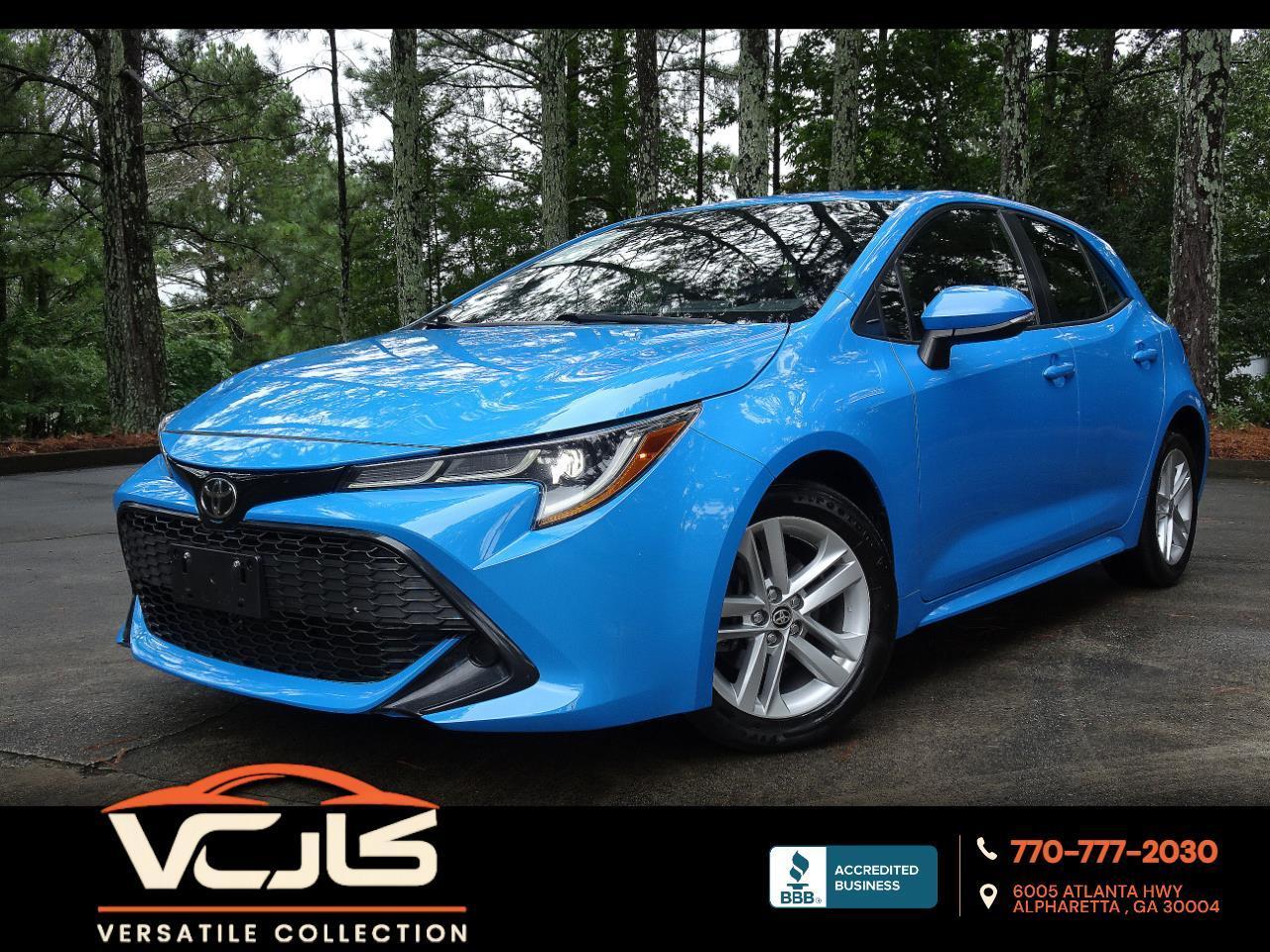 2021 Toyota Corolla Hatchback SE CVT Sports Lane Assist Collision Alert HID XM