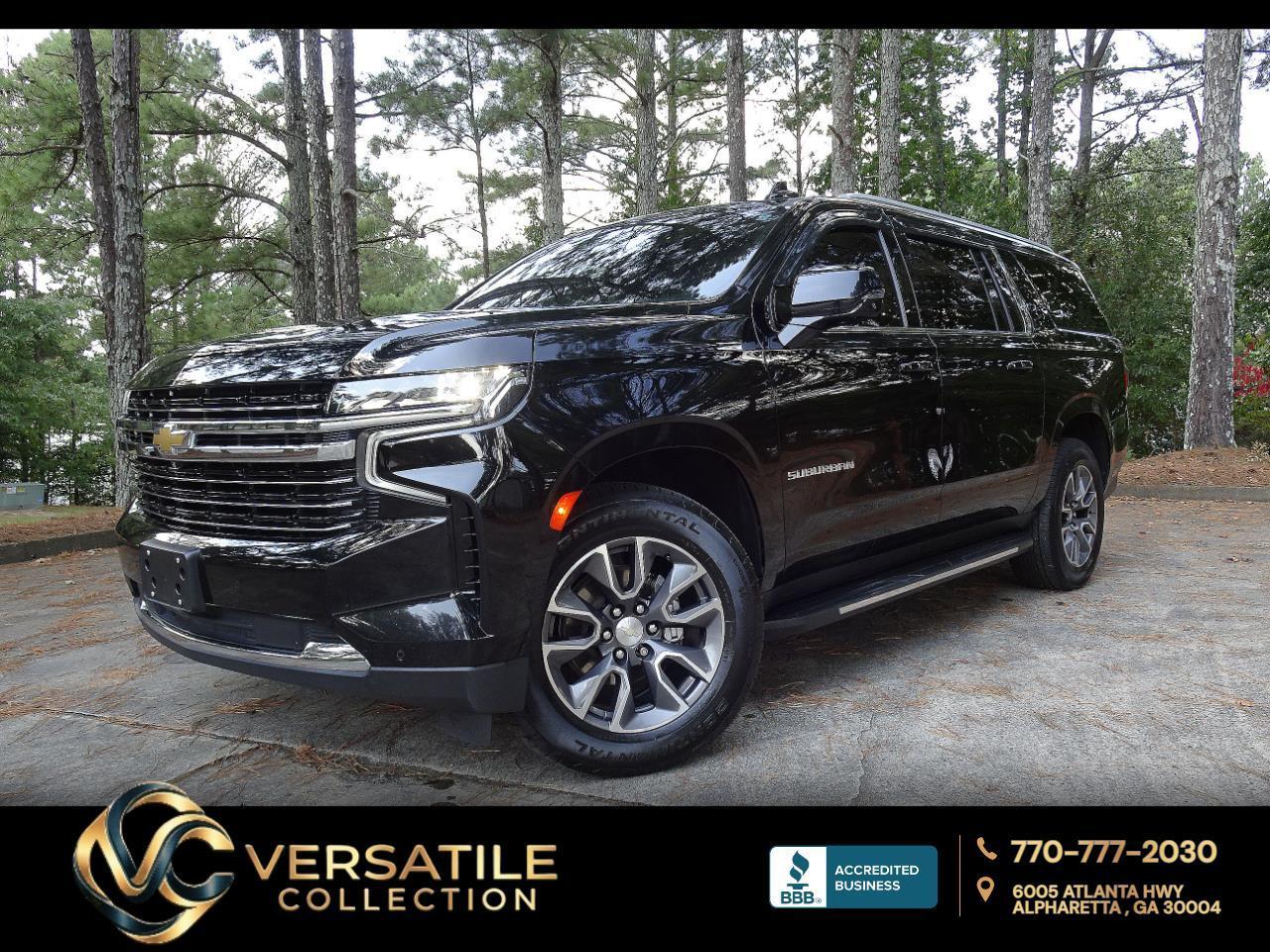 2022 Chevrolet Suburban LT Tech Loaded Panoramic BSM Lane Assist BOSE HID