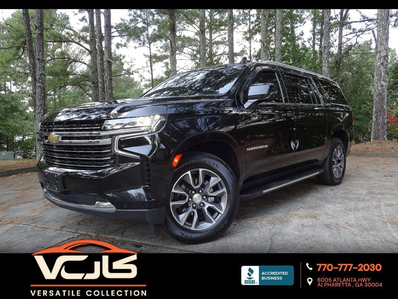 2022 Chevrolet Suburban LT Tech Loaded Panoramic BSM Lane Assist BOSE HID