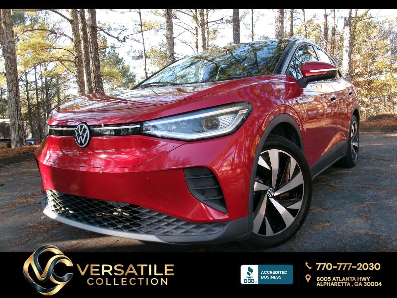 2021 Volkswagen ID.4 Pro S Sports Tech NAV BSM Leather Panoramic HID XM