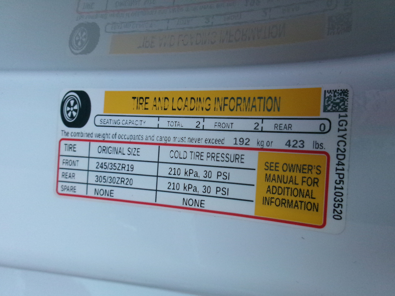 Chevrolet Corvette  2023