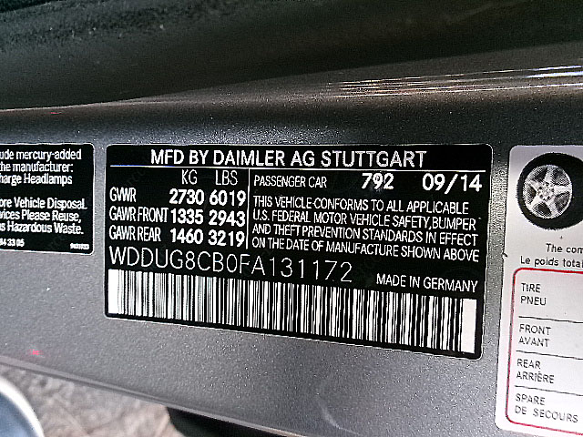 Mercedes-Benz S-Class  2015