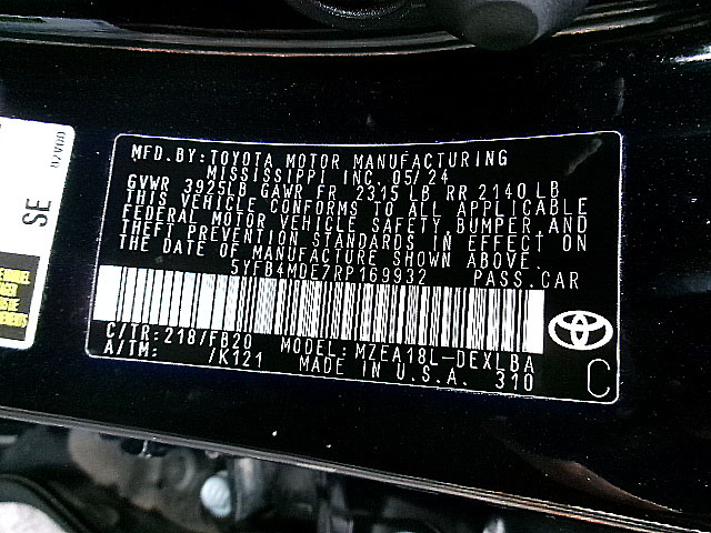 Toyota Corolla  2024