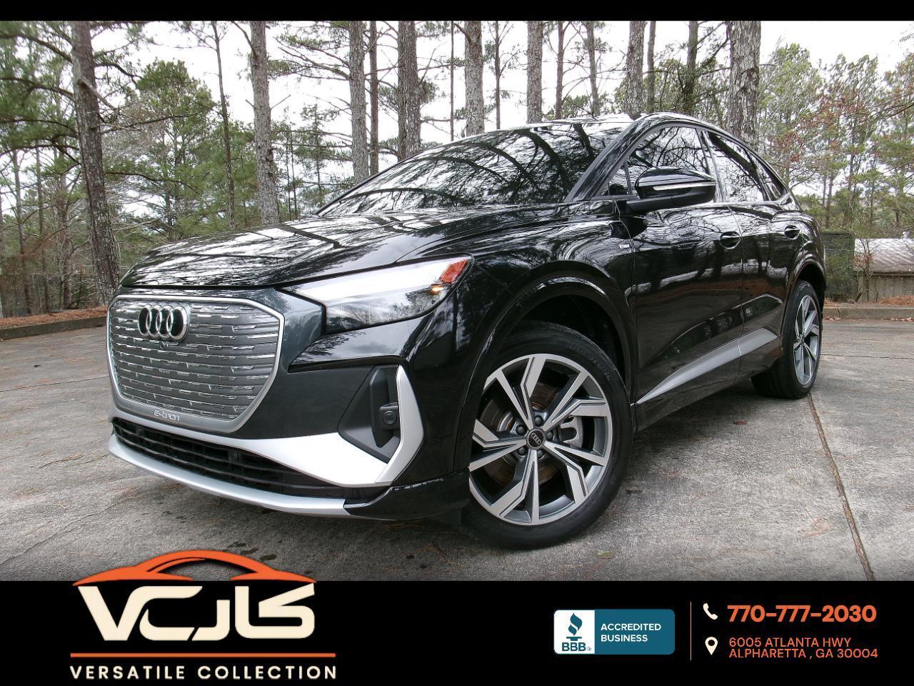 2023 Audi Q4 e-tron Sportback Premium 50 quattro S Line Tech BSM Panoramic HID