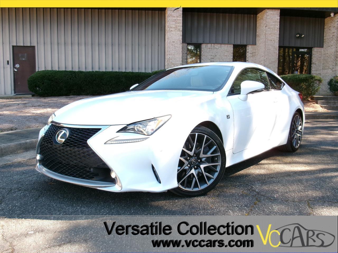 2015 Lexus RC 350 F SPORT Luxury Tech NAV BSM Sunroof LED HID XM BT