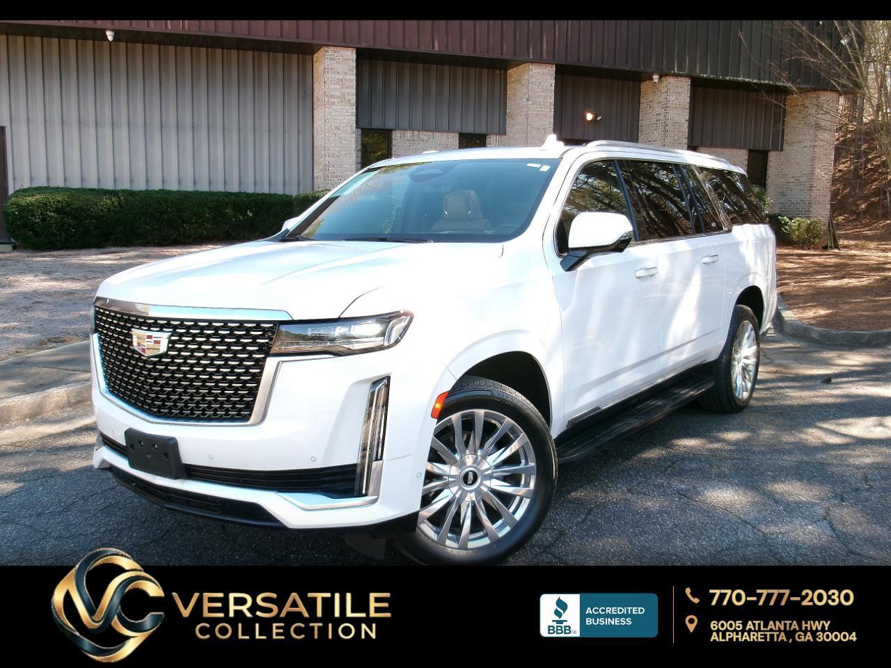 2021 Cadillac Escalade ESV 4WD Premium Luxury Tech Panoramic DVD HUD LED HID