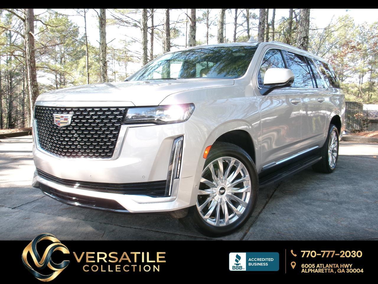 2022 Cadillac Escalade ESV 4WD Premium Luxury Tech NAV BSM Panoramic LED HID