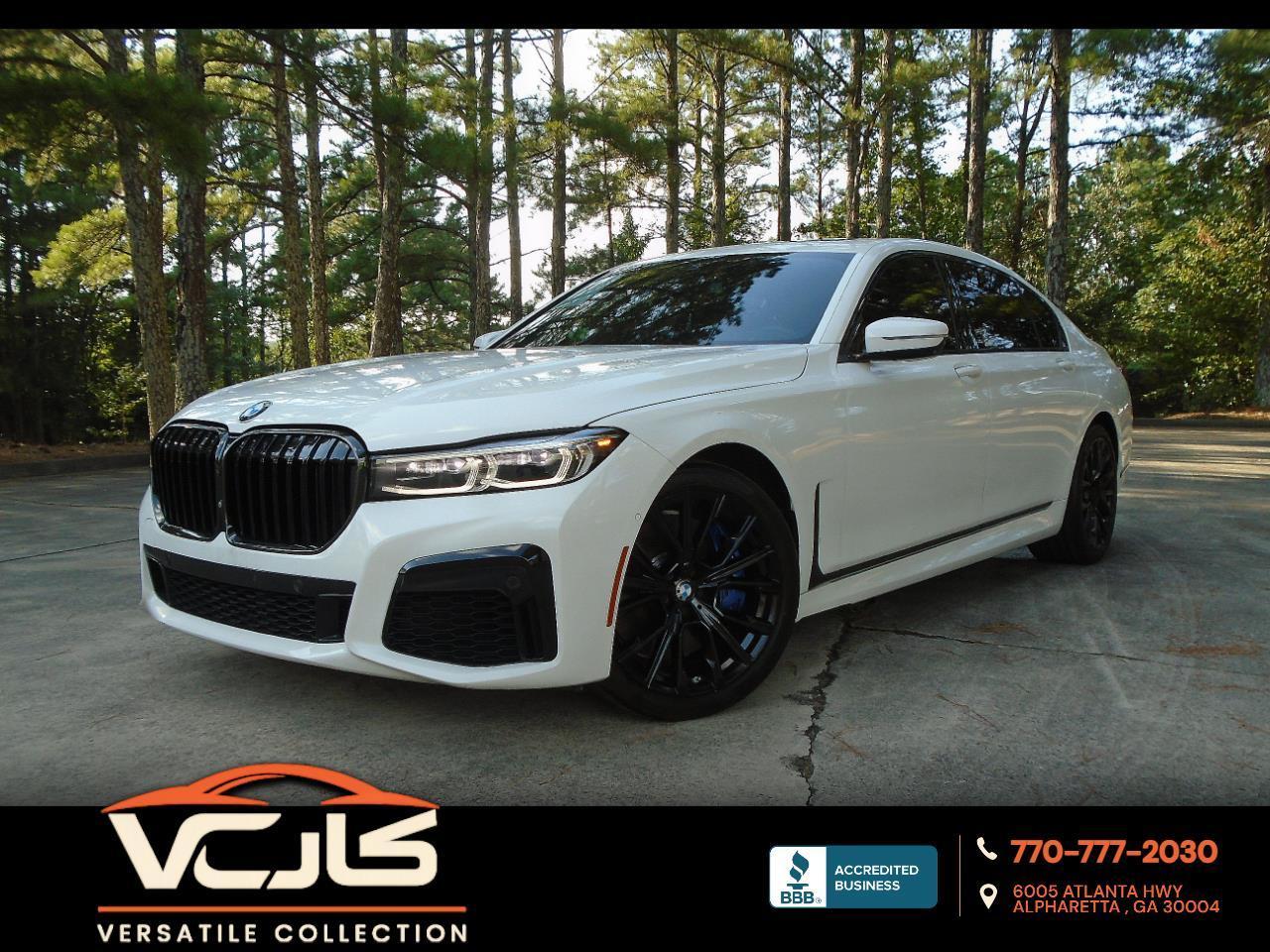 2022 BMW 7 Series 740i Sedan M Sports Tech NAV BSM HUD LED HID XM BT
