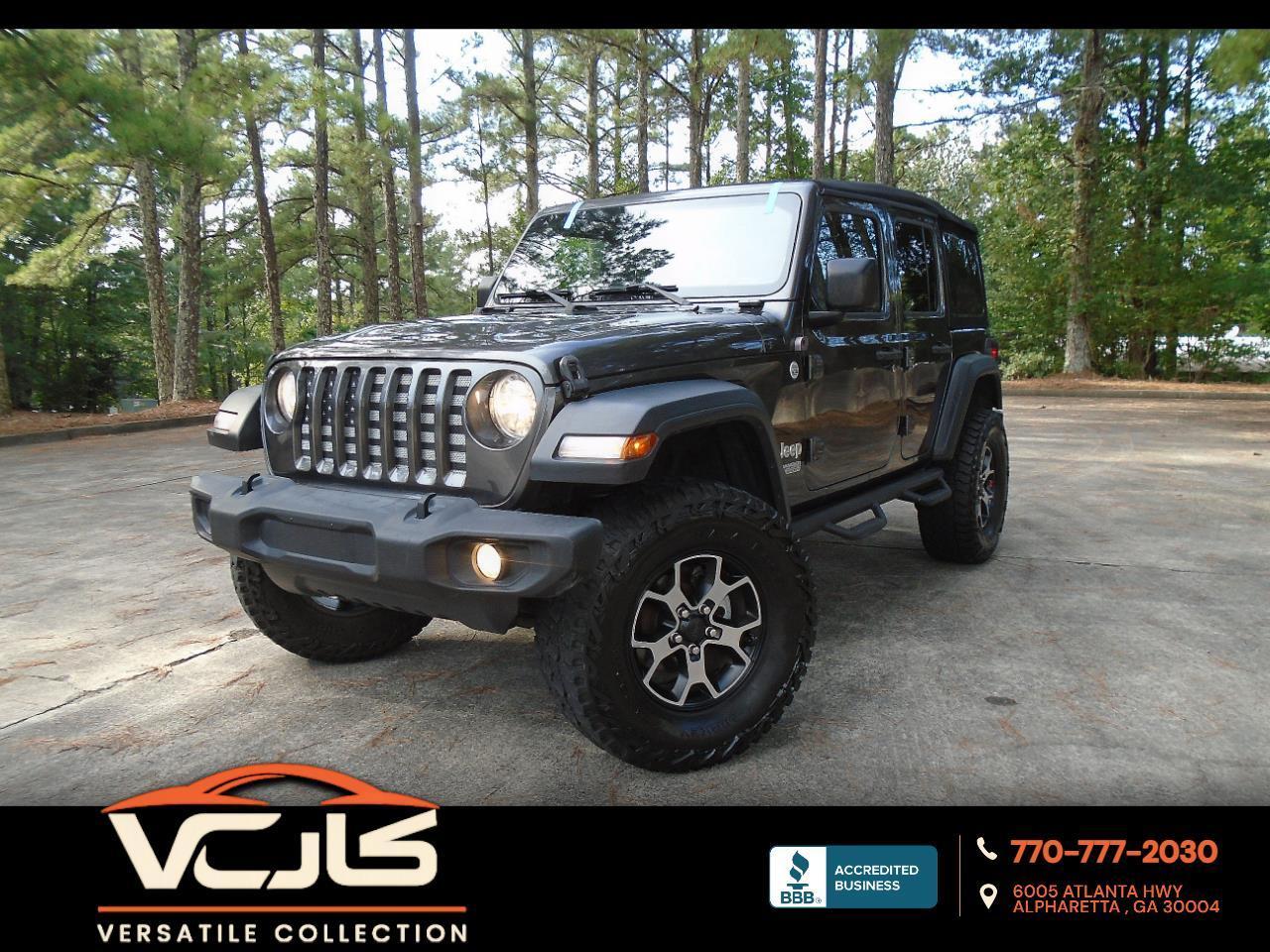 2019 Jeep Wrangler Unlimited Sport S 4x4 All Powered Heated Seats Camera XM BT