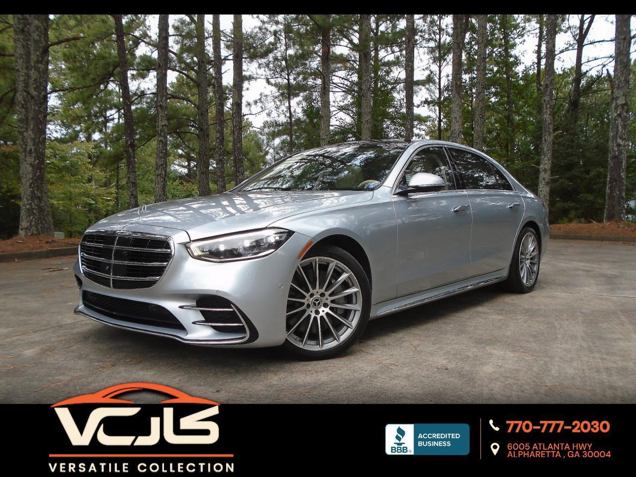 2022 Mercedes-Benz S-Class S 500 4MATIC Sedan AMG Wheels Tech Massage Seats
