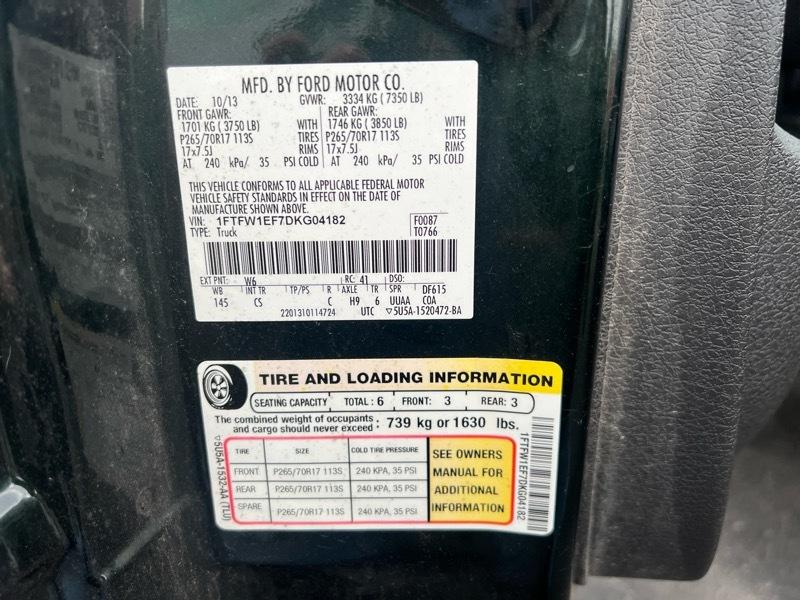 Ford F-150 4WD SuperCrew 145" XL 2013
