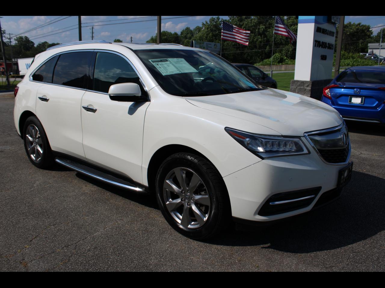 Acura MDX 6-Spd AT w/Advance Package 2014