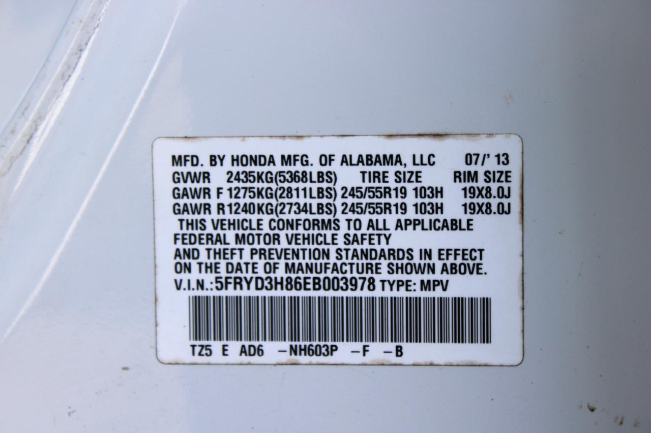 Acura MDX 6-Spd AT w/Advance Package 2014