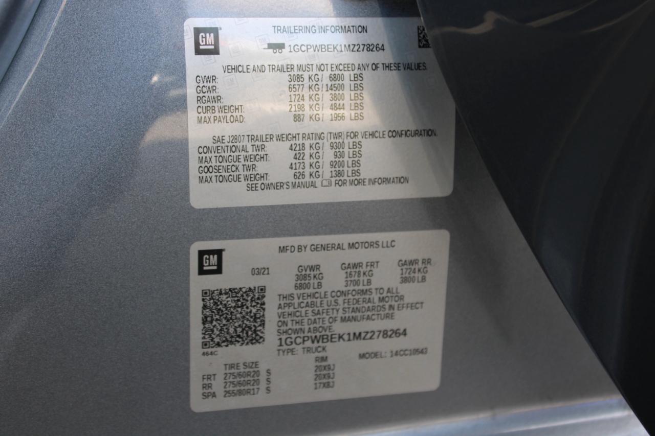 Chevrolet Silverado 1500 Custom Crew Cab Short Box 2WD 2021