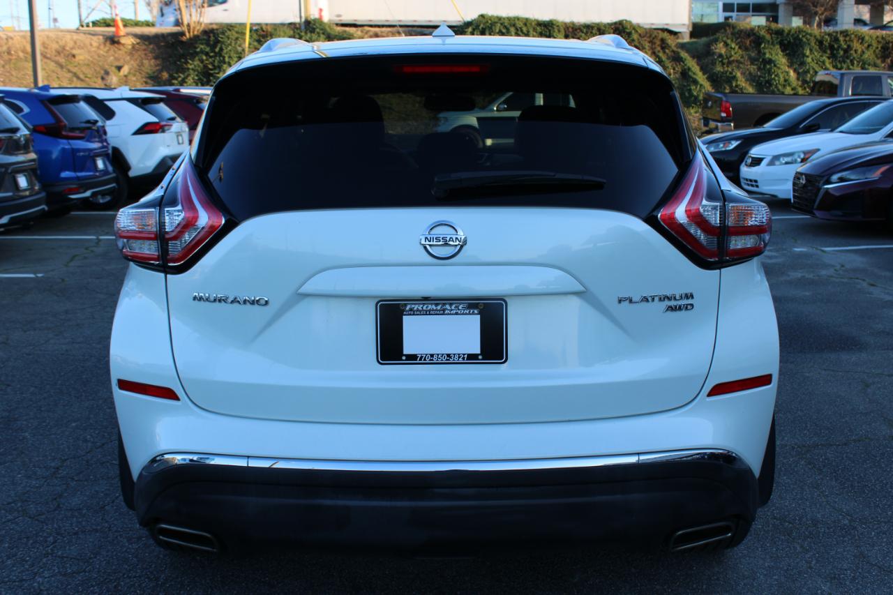 Nissan Murano AWD 4dr Platinum 2015