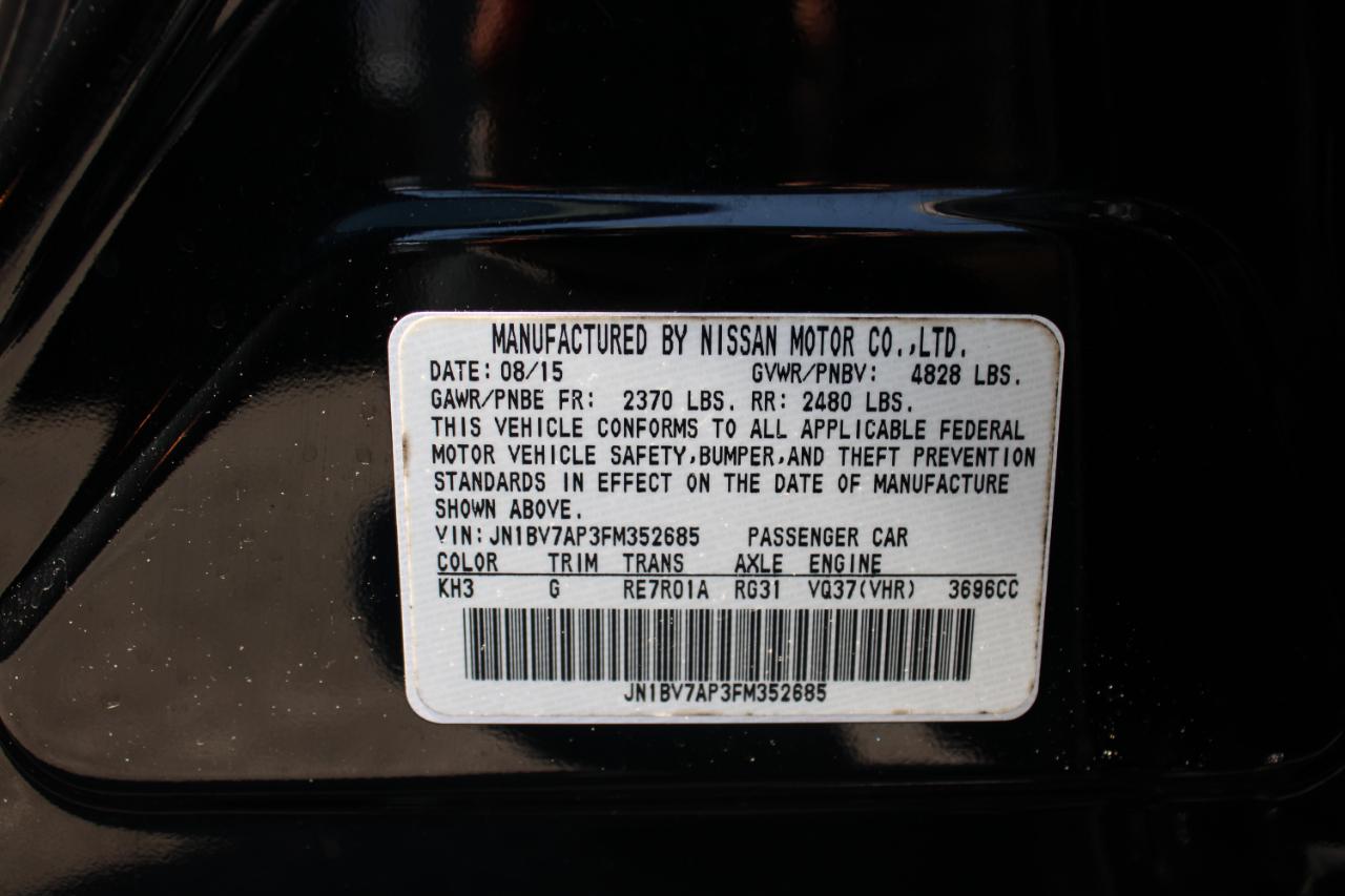 Infiniti Q50 4dr Sdn RWD 2015