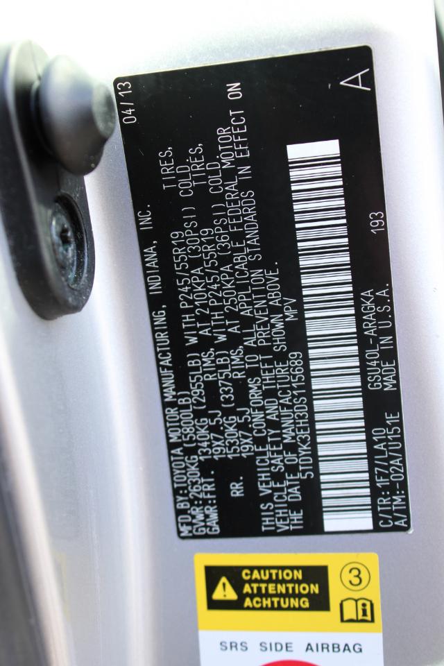 Toyota Highlander FWD 4dr V6 Limited (Natl) 2013
