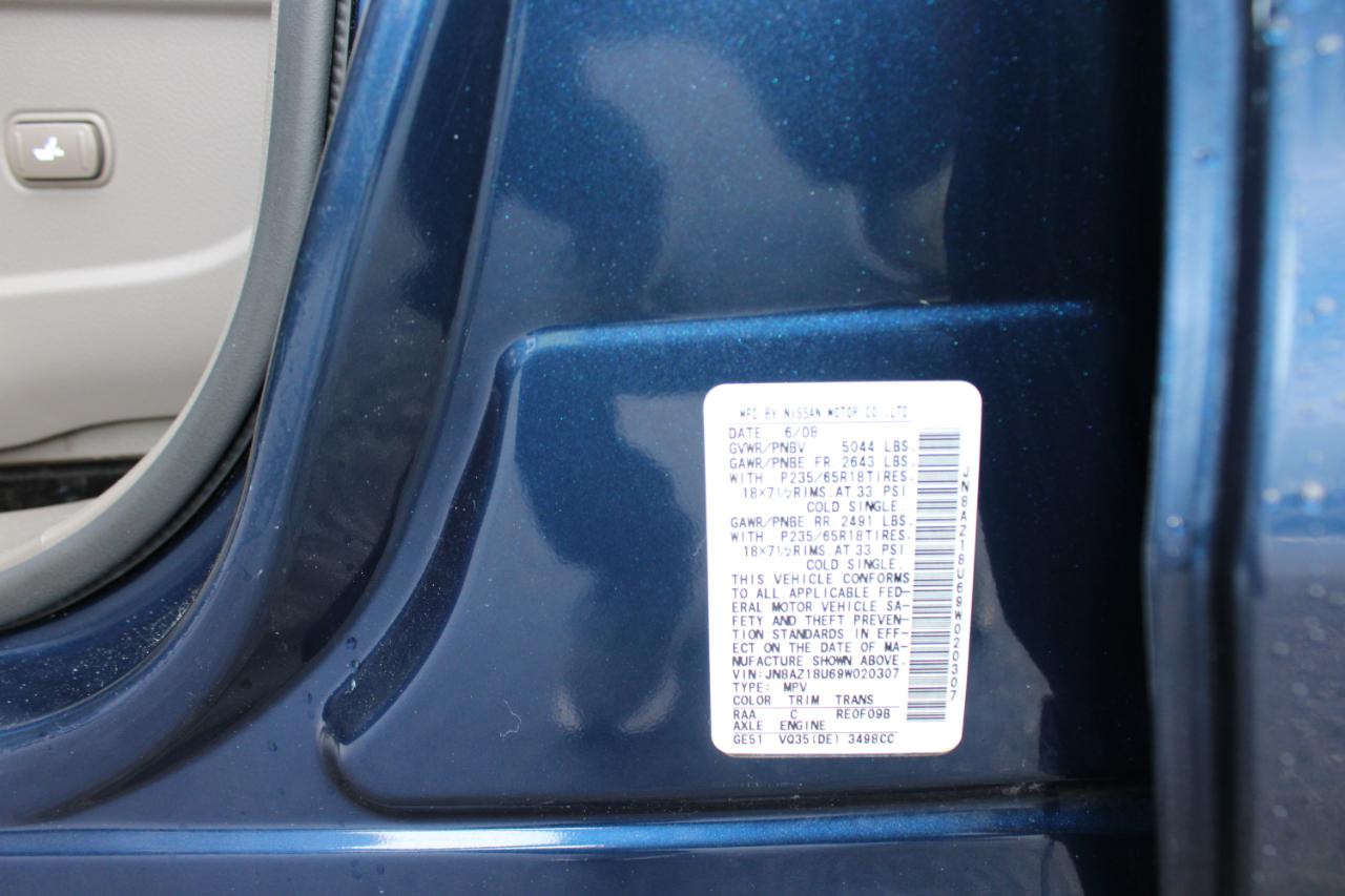Nissan Murano 2WD 4dr SL 2009