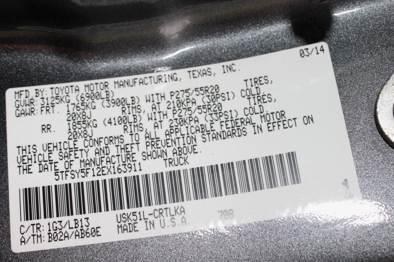 Toyota Tundra 2WD Truck Double Cab 5.7L V8 6-Spd AT LTD (Natl) 2014