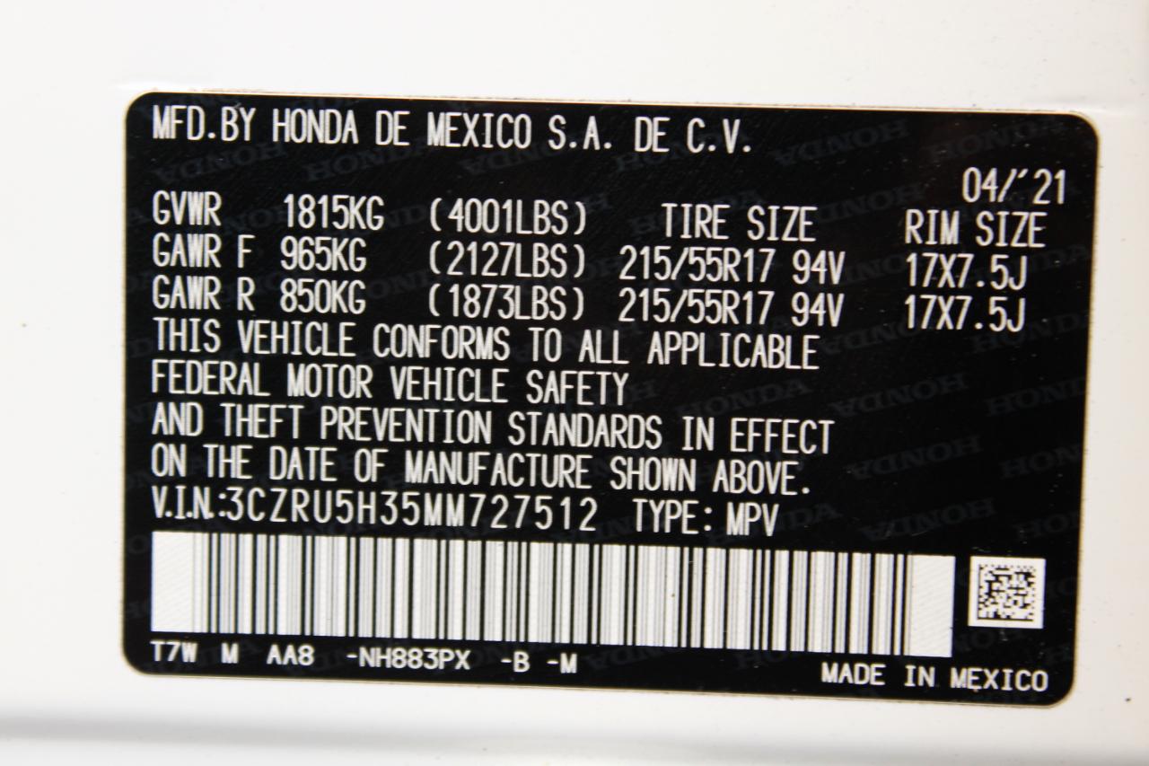 Honda HR-V LX 2WD CVT 2021