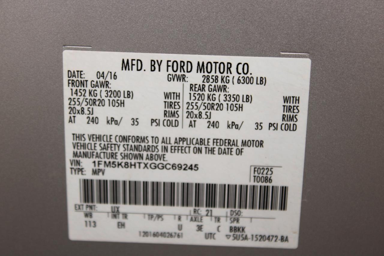 Ford Explorer 4WD 4dr Platinum 2016