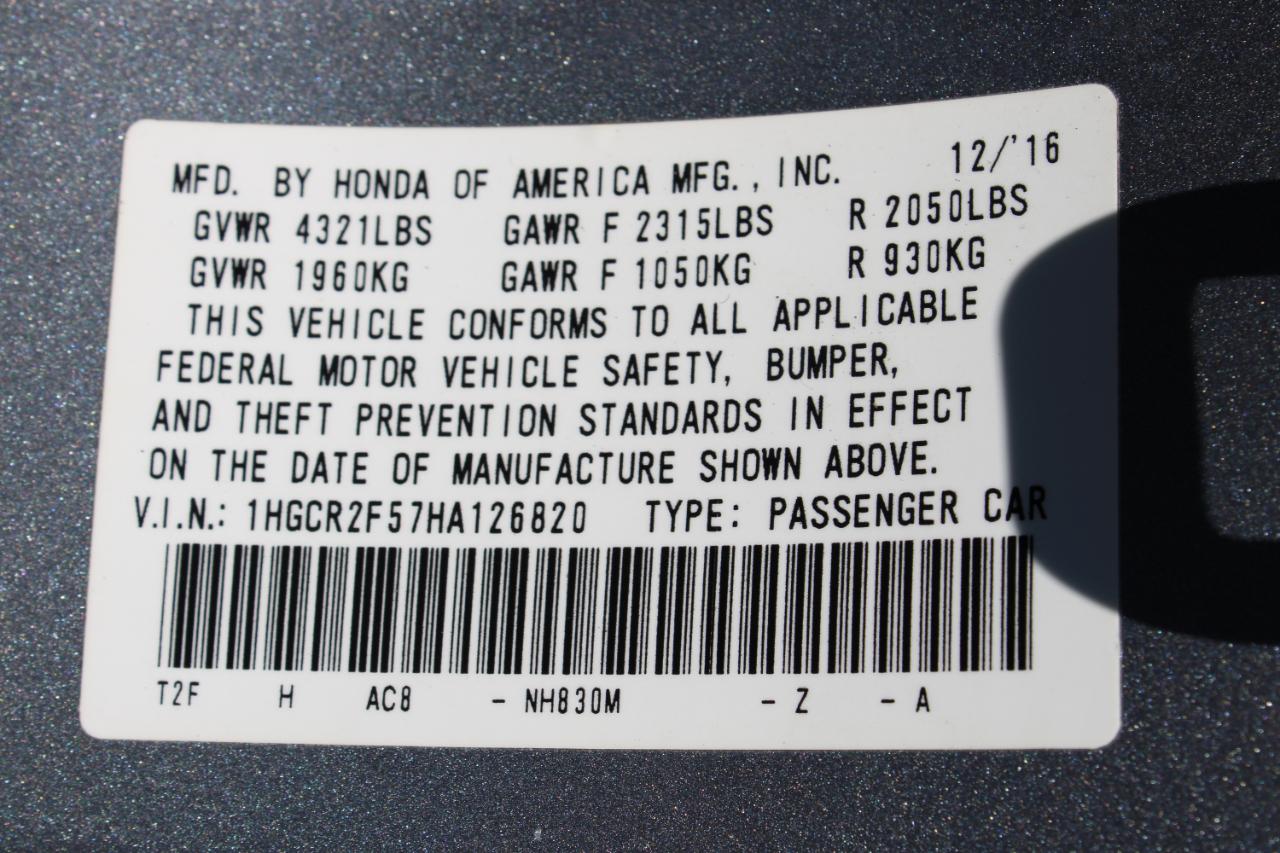 Honda Accord Sedan Sport CVT 2017