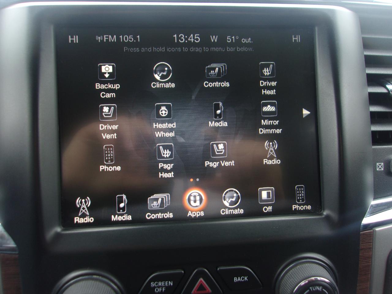 RAM 1500 4WD Crew Cab 140.5" Laramie 2017