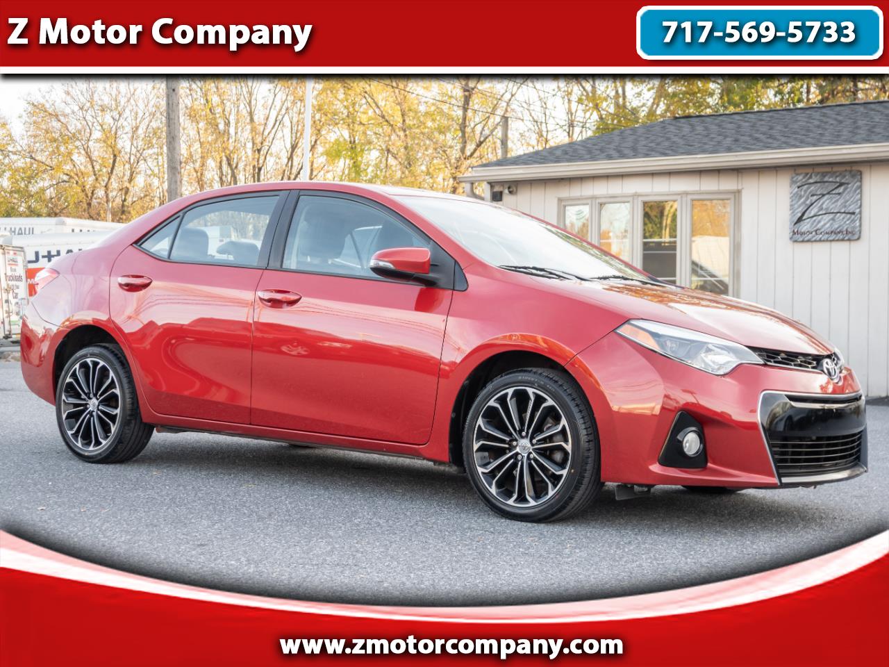 2016 Toyota Corolla 4dr Sdn CVT S Plus (Natl)