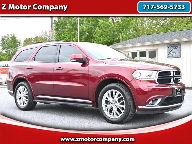 Red 2016 Dodge Durango Limited AWD SUV / Crossover All-Wheel Drive Automatic