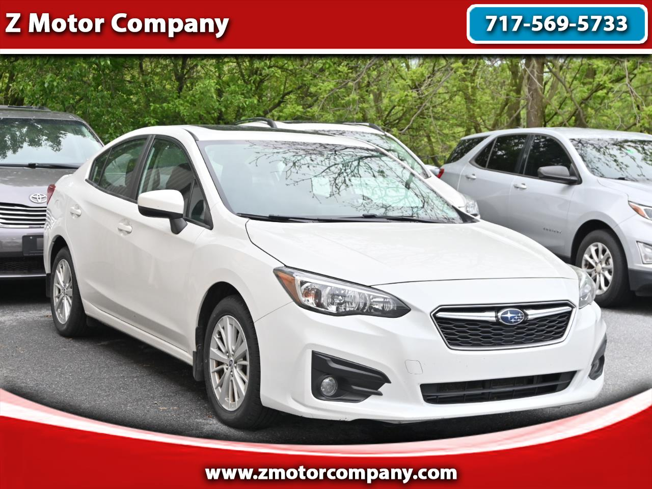 2018 Subaru Impreza 2.0i Premium 4-door CVT
