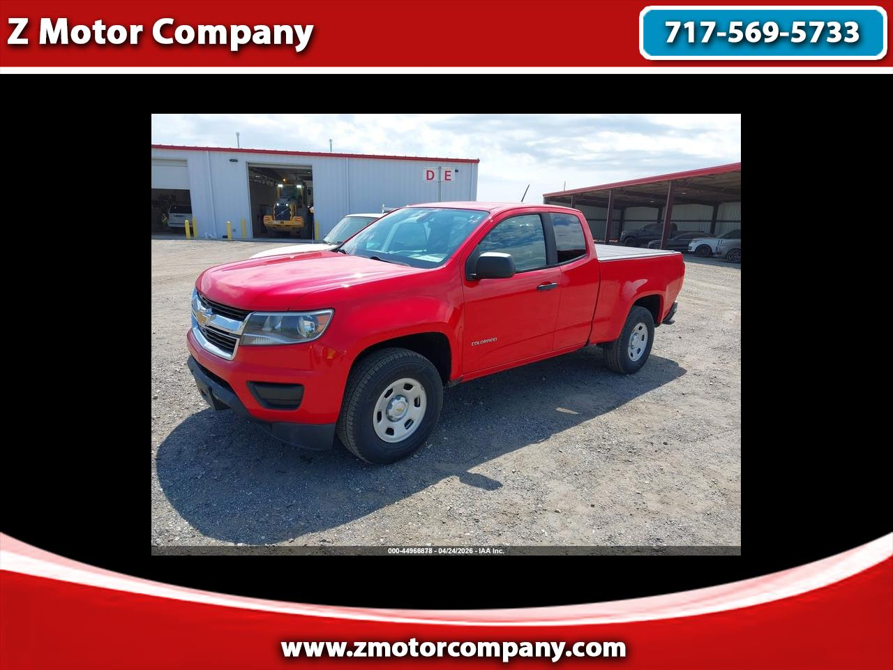 2018 Chevrolet Colorado 2WD Ext Cab 128.3" Work Truck