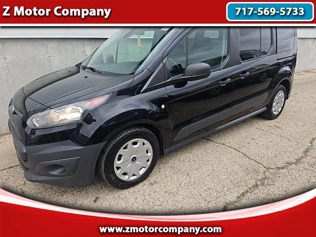 Shadow Black 2018 Ford Transit Connect Wagon XL LWB FWD with Rear Liftgate Van Front-Wheel Drive Automatic