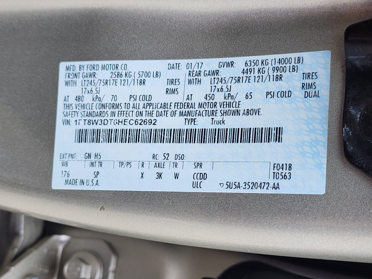 Ford Super Duty F-350 DRW  2017