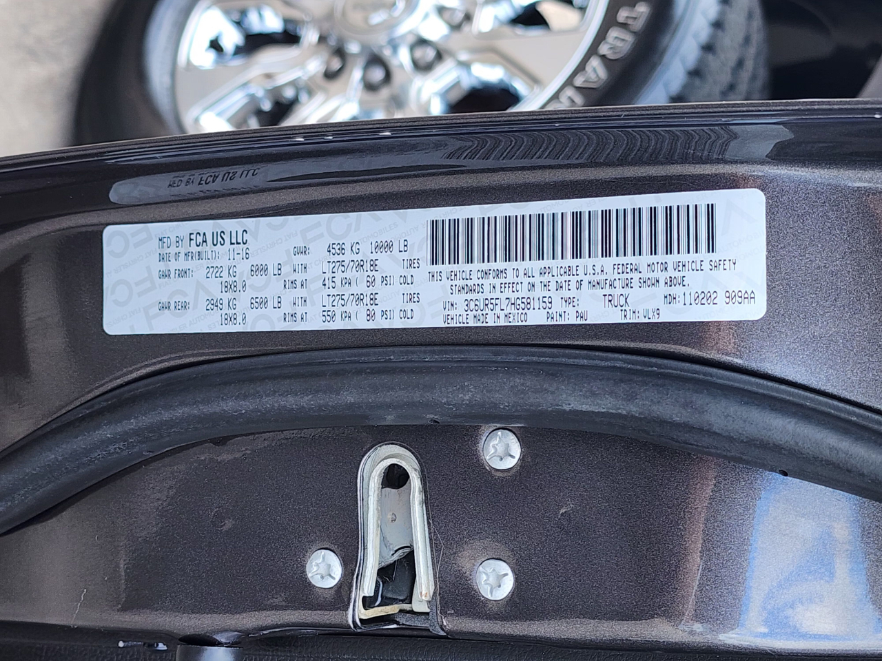 RAM 2500 Laramie Crew Cab 4WD 2017