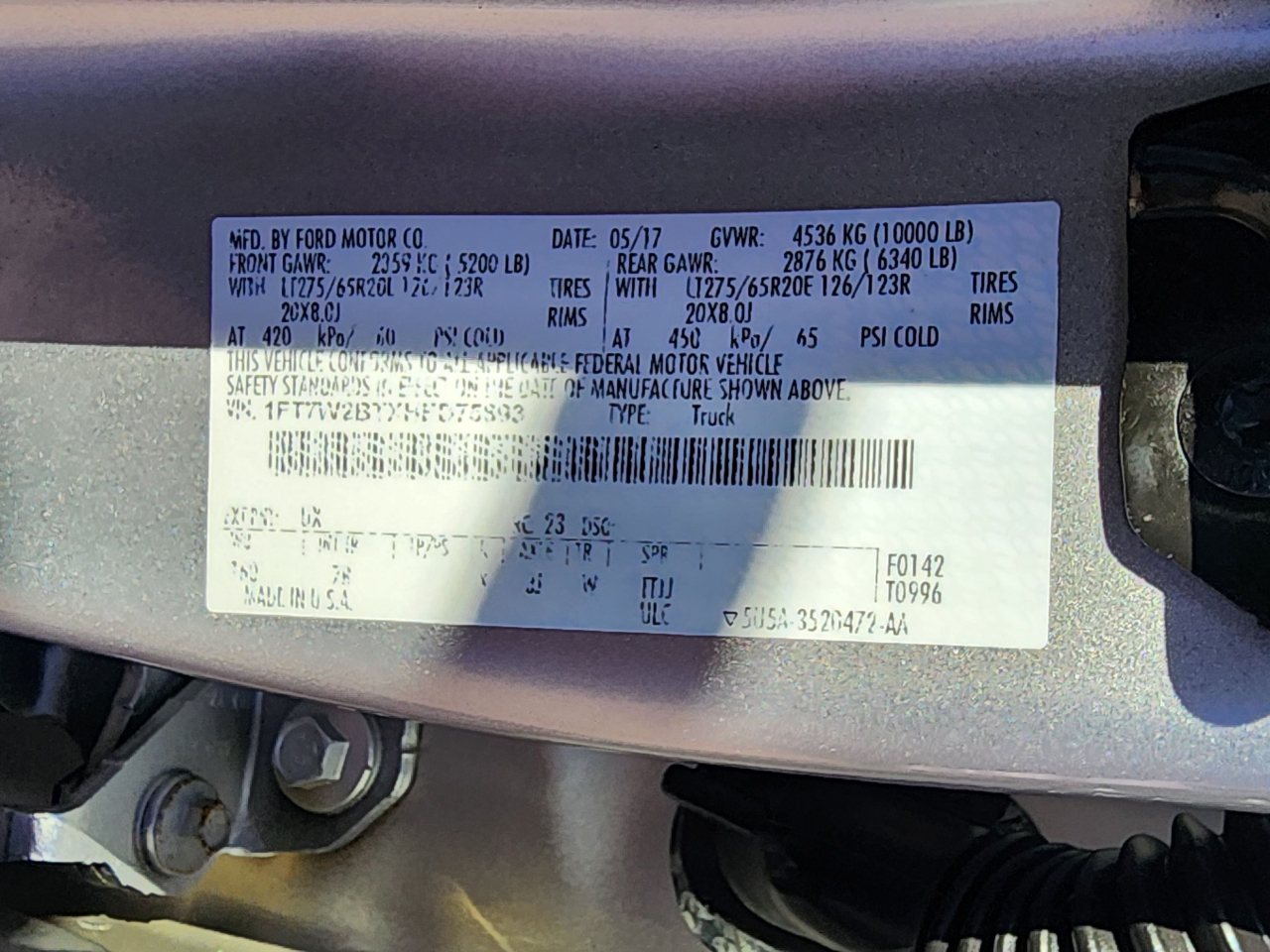 Ford Super Duty F-250 SRW  2017